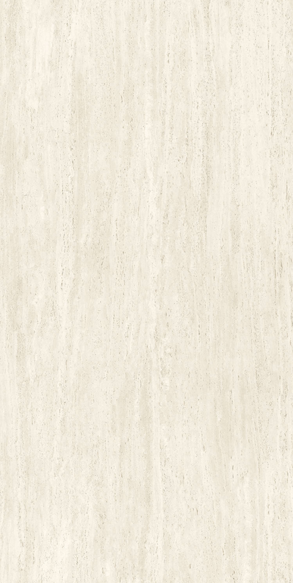 A close-up texture of a light beige or off-white material with subtle horizontal grain or wood-like striations.