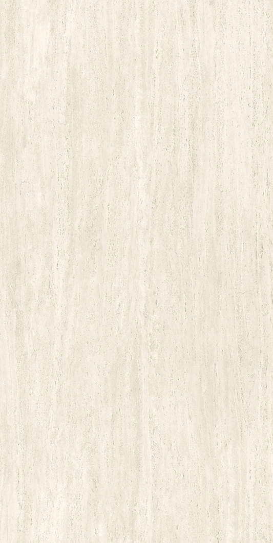 A close-up texture of a light beige or off-white material with subtle horizontal grain or wood-like striations.